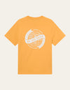 Les Deux MEN Globe T-Shirt T-Shirt 740215-Mustard Yellow/Ivory