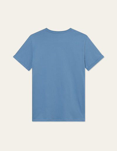 Les Deux CO-LAB Harmony T-Shirt T-Shirt 474460-Washed Denim blue/Dark Navy