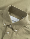 Les Deux MEN Kent Light Oxford Shirt Shirt 550550-Surplus Green