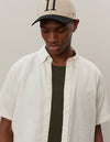 Les Deux MEN Kris Linen SS Shirt Shirt 215215-Ivory