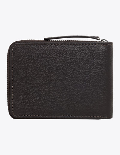 Les Deux MEN Leather Zip Wallet Bags 100100-Black