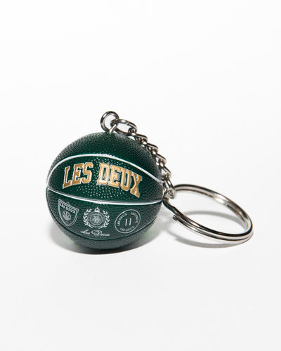 Les Deux MEN Les Deux Basketball Keychain POS 555740-Forest Green/Mustard Yellow