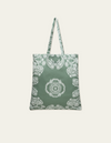 Les Deux MEN Les Deux Paisley Tote Bag POS 550201-Surplus Green/White