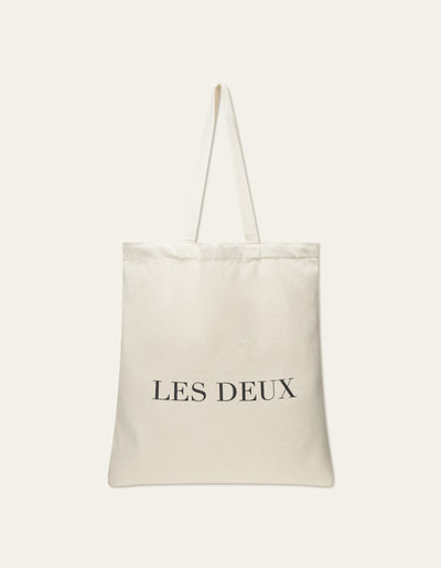 Les Deux MEN Les Deux Tote Bag POS 210460 - Off White/Dark Navy