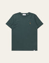 Les Deux MEN Nørregaard T-Shirt - Seasonal T-Shirt 547730-Pine Green Melange/Orange