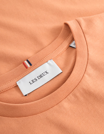 Les Deux MEN Nørregaard T-Shirt - Seasonal T-Shirt 613730-Baked Papaya/Orange