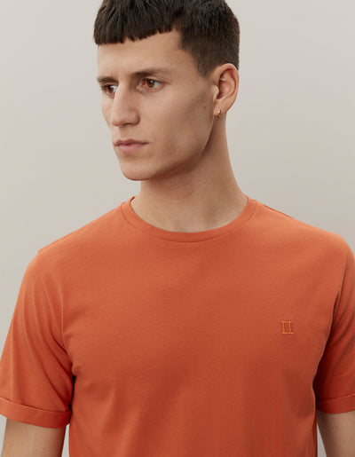 Les Deux MEN Nørregaard T-Shirt - Seasonal T-Shirt 752730-Court Orange/Orange