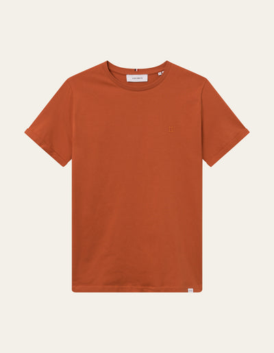 Les Deux MEN Nørregaard T-Shirt - Seasonal T-Shirt 752730-Court Orange/Orange