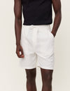 Les Deux MEN Otto Linen Shorts Shorts 201201-White