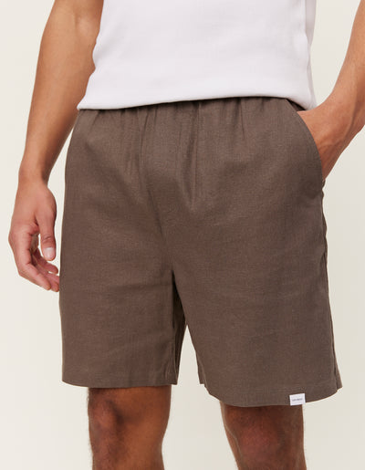 Les Deux MEN Otto Linen Shorts Shorts 558558-Bungee Cord