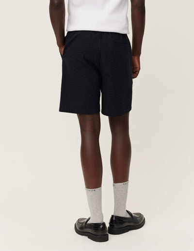 Les Deux MEN Patrick Seersucker Shorts Shorts 100100-Black