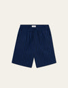 Les Deux MEN Patrick Seersucker Shorts Shorts 477460-Blueprint/Dark Navy