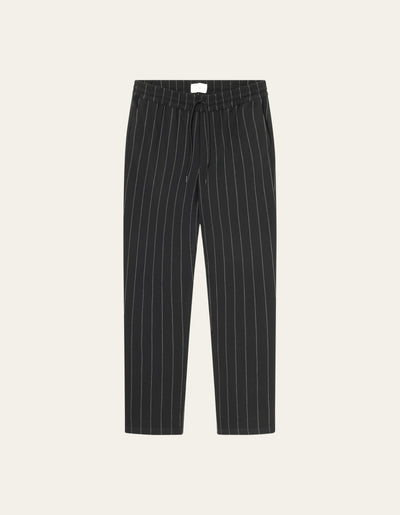 Les Deux MEN Patrick Twill Pinstripe Pants Pants 460215-Dark Navy/Ivory
