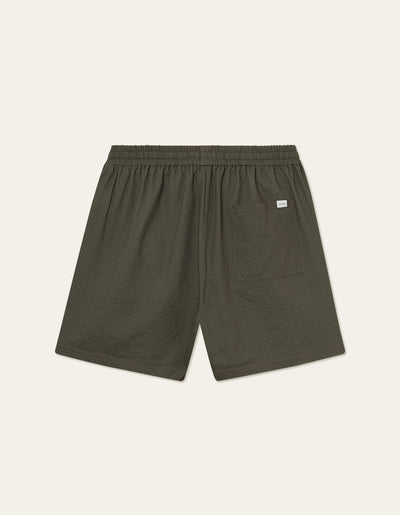 Les Deux MEN Stan Seersucker Swim Shorts 2.0 Swimshorts 558558-Bungee Cord