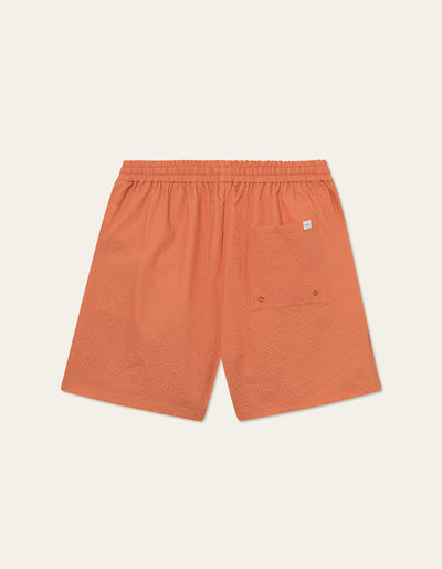 Les Deux MEN Stan Seersucker Swim Shorts 2.0 Swimshorts 613613-Baked Papaya