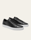 Les Deux MEN Theodor Leather Sneaker Shoes 100201-Black/White