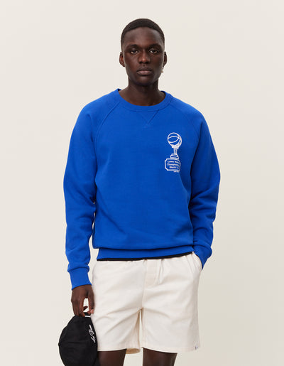 Les Deux MEN Tournament Sweatshirt Sweatshirt 480201-Surf Blue/White