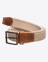 Les Deux MEN Walker Webbing Belt Accessories 801801-Light Brown Incense