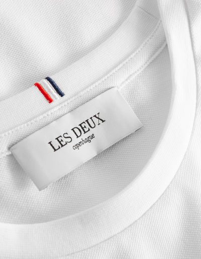 Les Deux MEN Piqué T-Shirt T-Shirt 2020-White