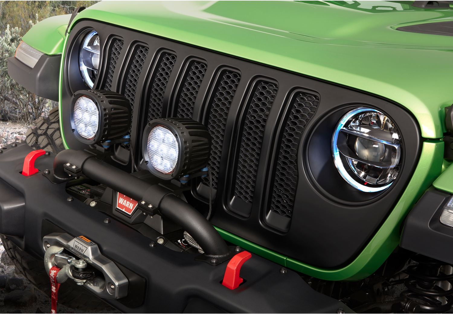 82215114 Mopar Matte Grille, 2018-2022 Jeep Wrangler JL – Armor Auto Parts