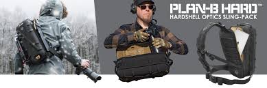Plan-B Hard™ (16 L) go-bag shell sling-pack by Hazard 4 – Clear
