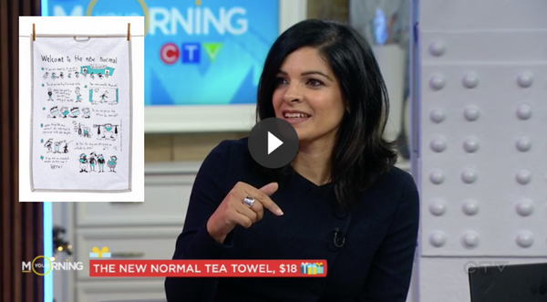 New Normal Tea Towel CTV
