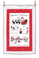 Tea Towel - Scenes from a Covid Christmas