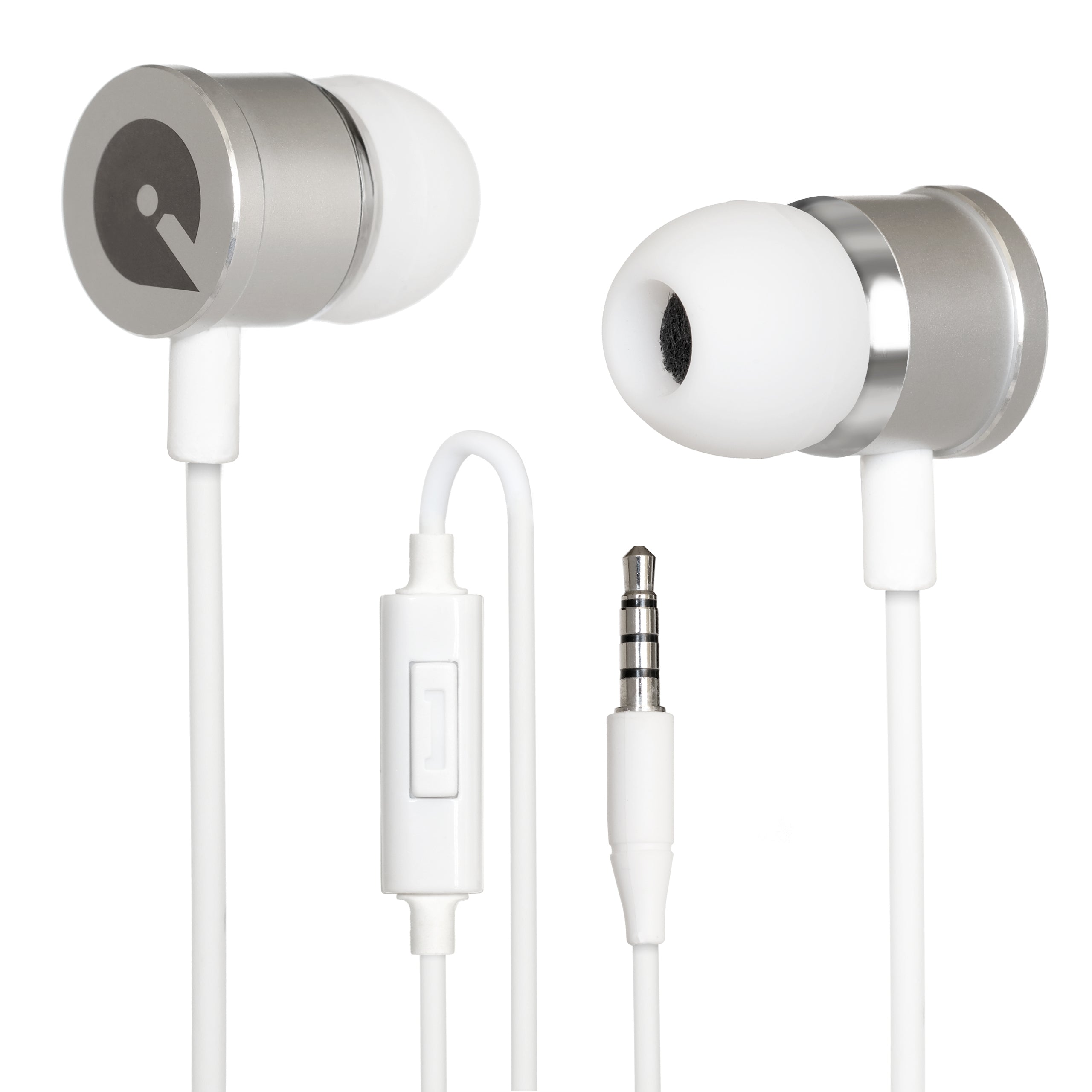 white earphones