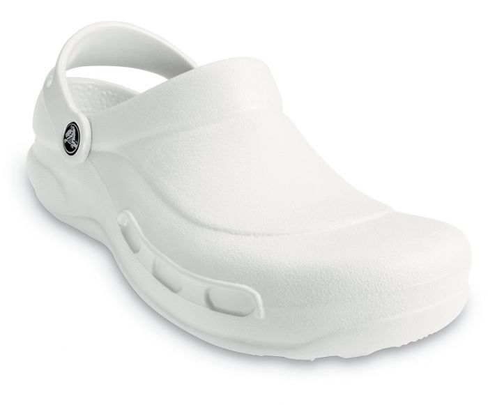 white medical crocs