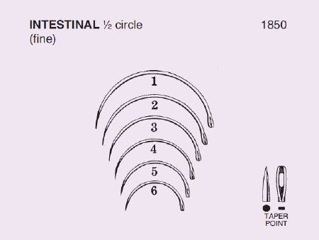 Barber of Sheffield Curved Round Suture Needle - The Vet Store