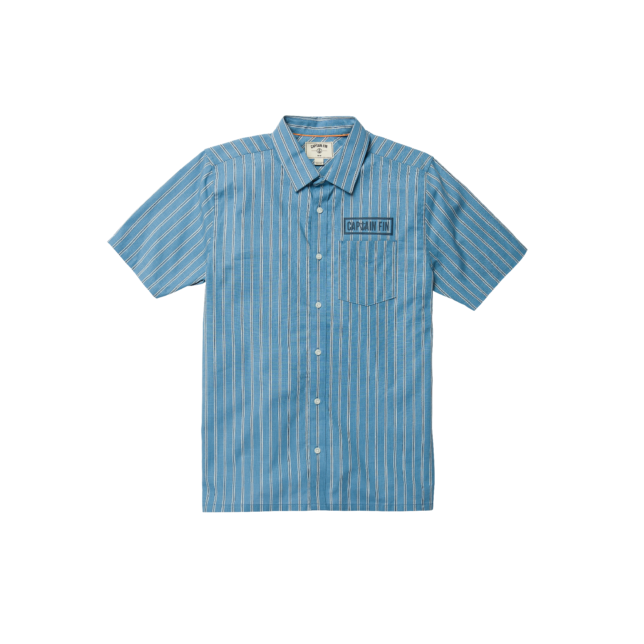 Bait Barge Short Sleeve Shirt - Coastal Blue