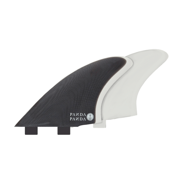 Panda Keel - Black/White - Single Tab – Captain Fin Co.