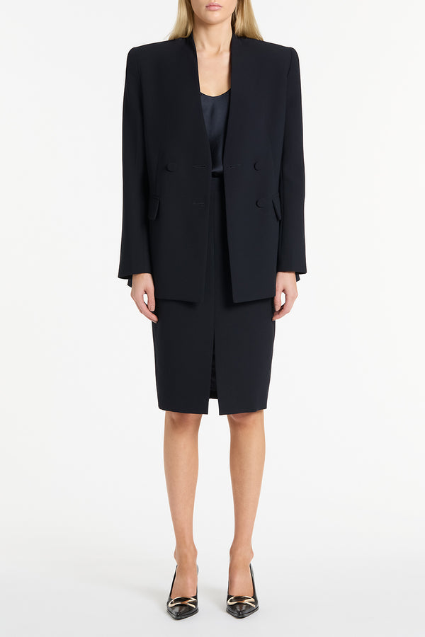 TOAST STRETCH VISCOSE MATERA JACKET – Carla Zampatti