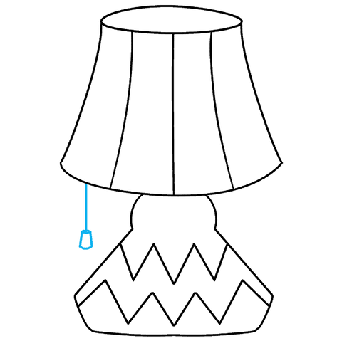 Comment Dessiner une Lampe Étape 09