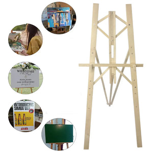 Multipurpose Foldable Wooden Easel Stand for Paintings and Art & Craft - for Canvas Drawing Boards | MOQ 100 Units, Price $12 Smiledrive