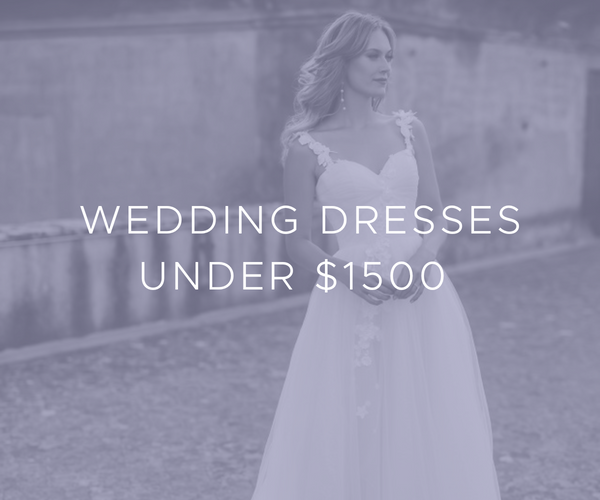 Wedding Dresses Under $1500
