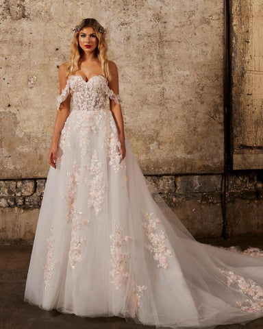 43 Stunning Blush Wedding Dresses - Weddingomania
