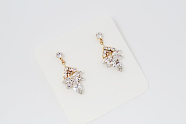 Crystal Bridal Drop Earrings
