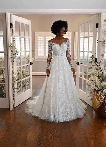 Shop 300+ Long Sleeve Wedding Dresses Online - Designer Bridal Gowns with  Lace, High Neck, - Luxe Redux Bridal