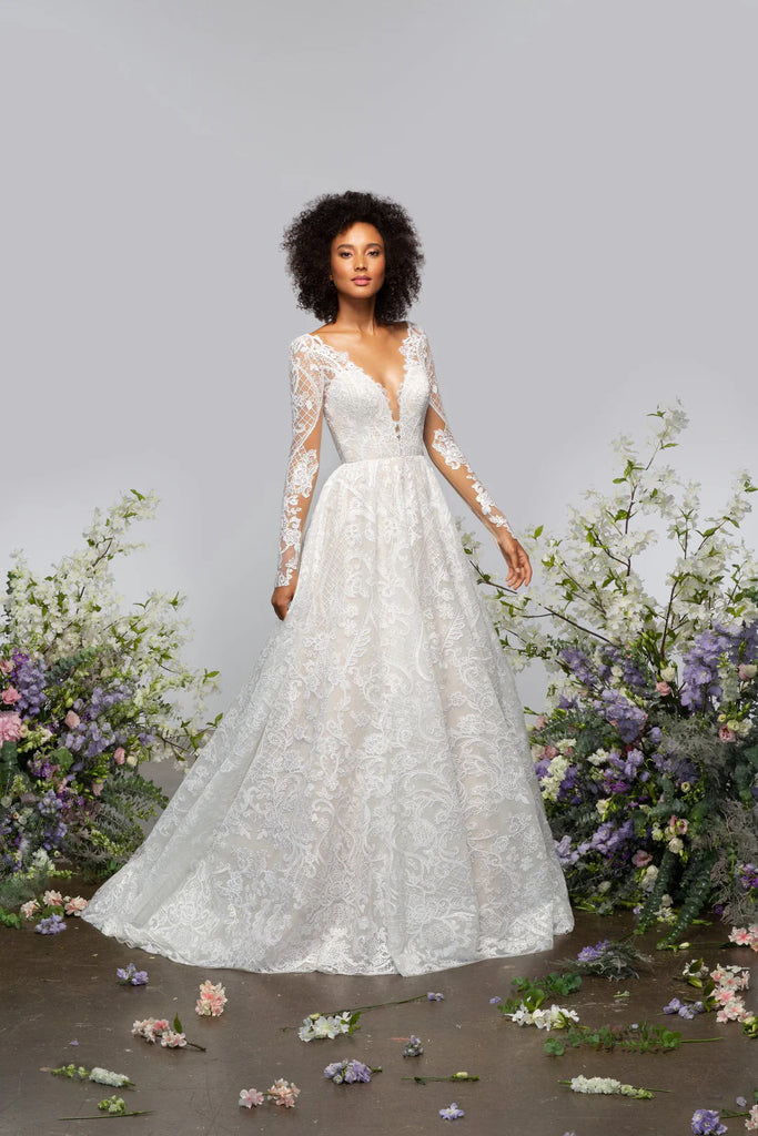 a line wedding dress- Hayley Paige Dalton