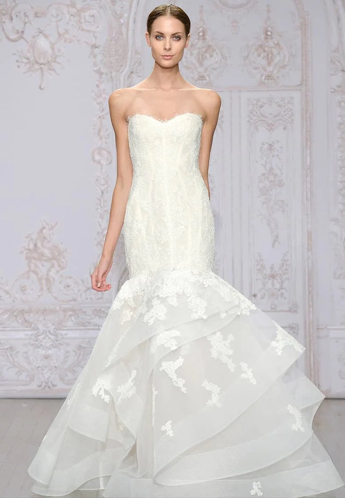 Monique Lhuillier Saffron Bridal Gown on Sale