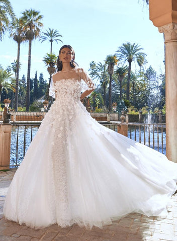 Off The Shoulder Wedding Dresses: 35 Bridal Looks