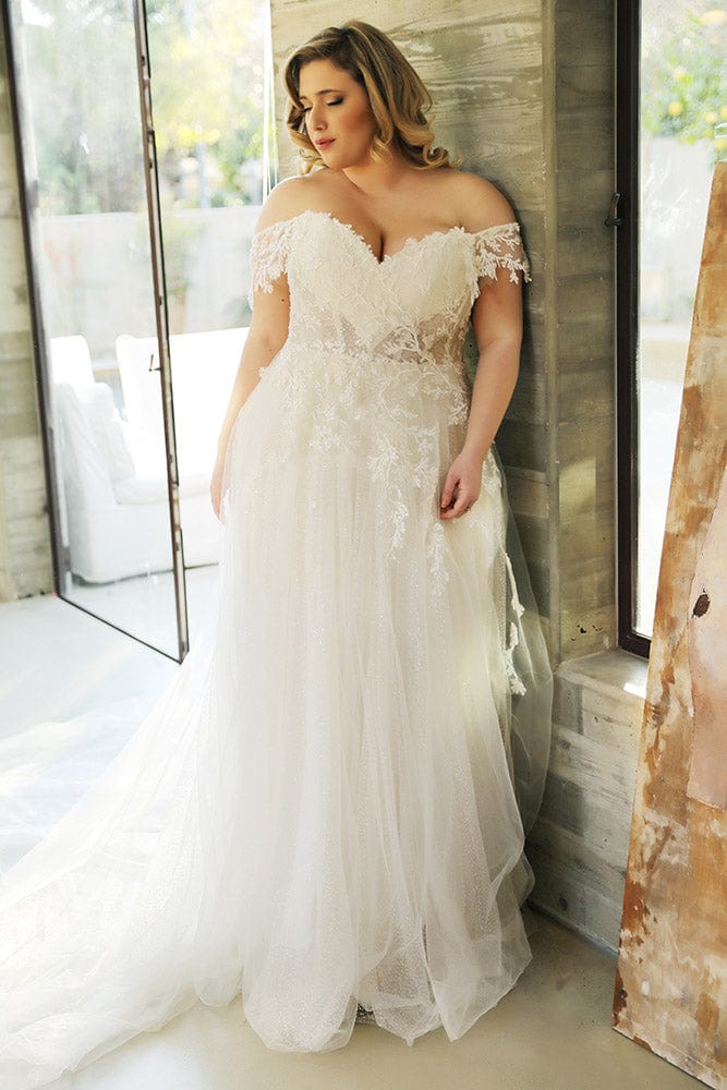 Studio Levana Shiran bridal gown on sale with Luxe Redux Bridal