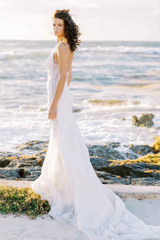 Beach wedding dress | Luxe Redux Bridal