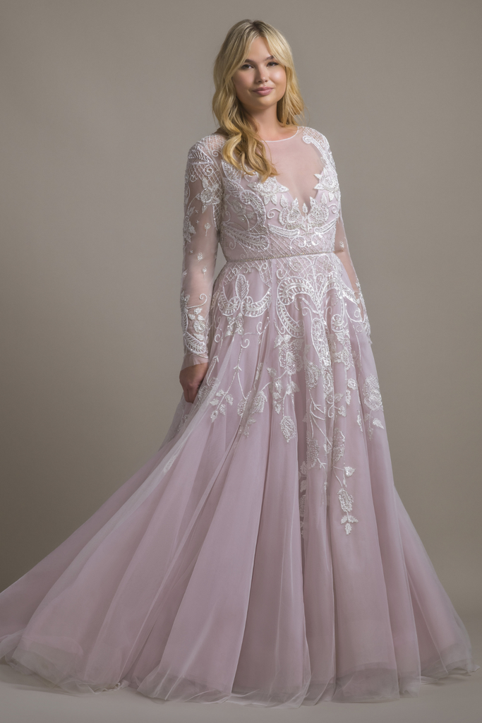Model wearing Hayley Paige Hayley Wedding dress