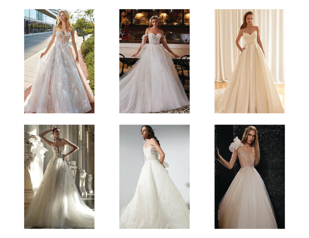 2024 wedding dress trends | full skirts