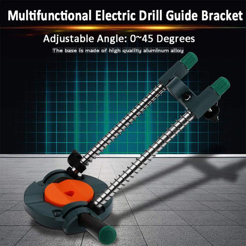 Multifunctional Electric Drill Guide Bracket Adjustable Vertical Angle Guide Doweling locator Woodworking tools Dropshipping wood pellet making machine