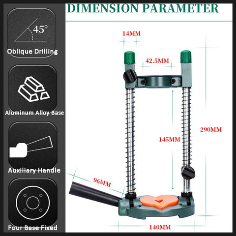 Multifunctional Electric Drill Guide Bracket Adjustable Vertical Angle Guide Doweling locator Woodworking tools Dropshipping wood pellet making machine