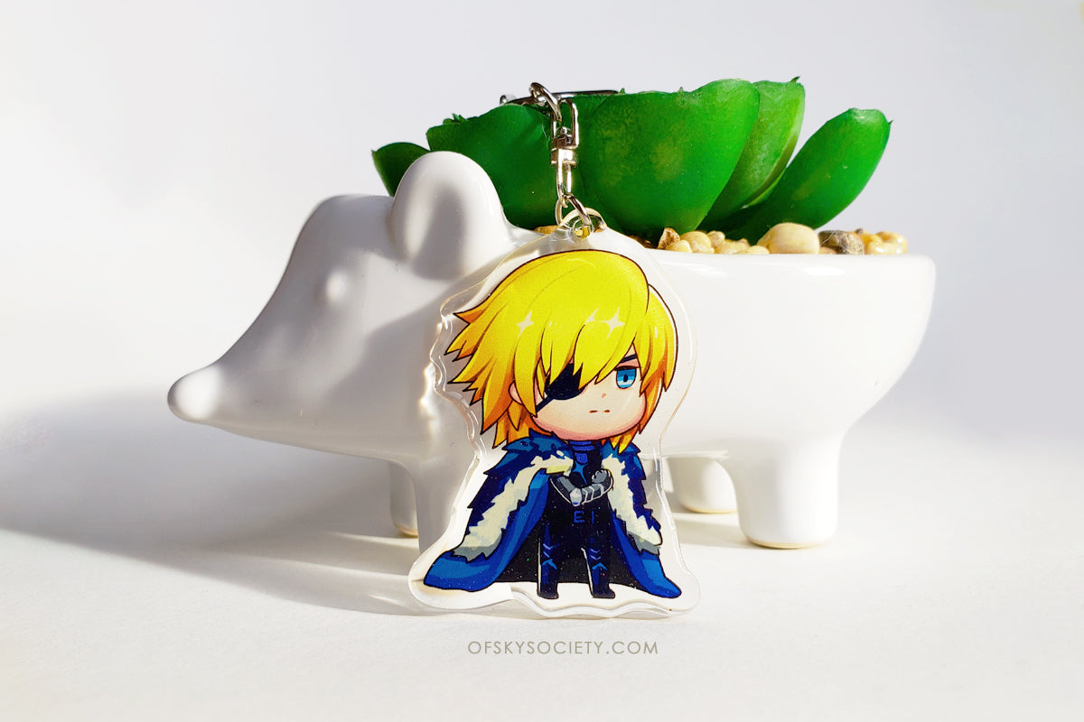 Kingdom Hearts Cloud Strife Avatar Phone Charm