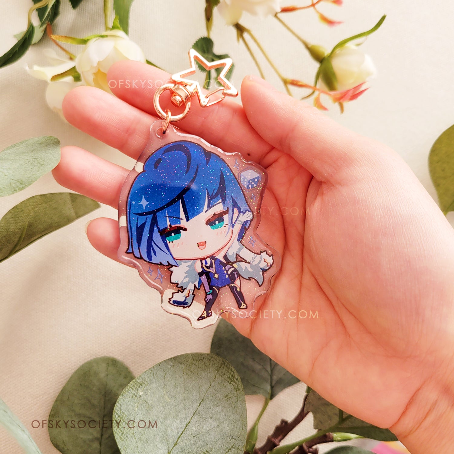 Genshin Impact Heart Acrylic Charm Keychains [vol 4: Sumeru] – yankasmiles